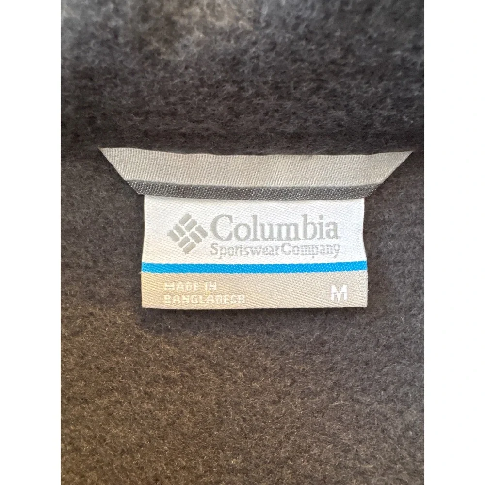 Columbia Mens Mount‎ Grant Fleece Full Zip Jacket Gray Medium NWT